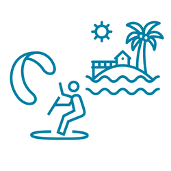 Kitesurfing lessons at kite camps in Egypt